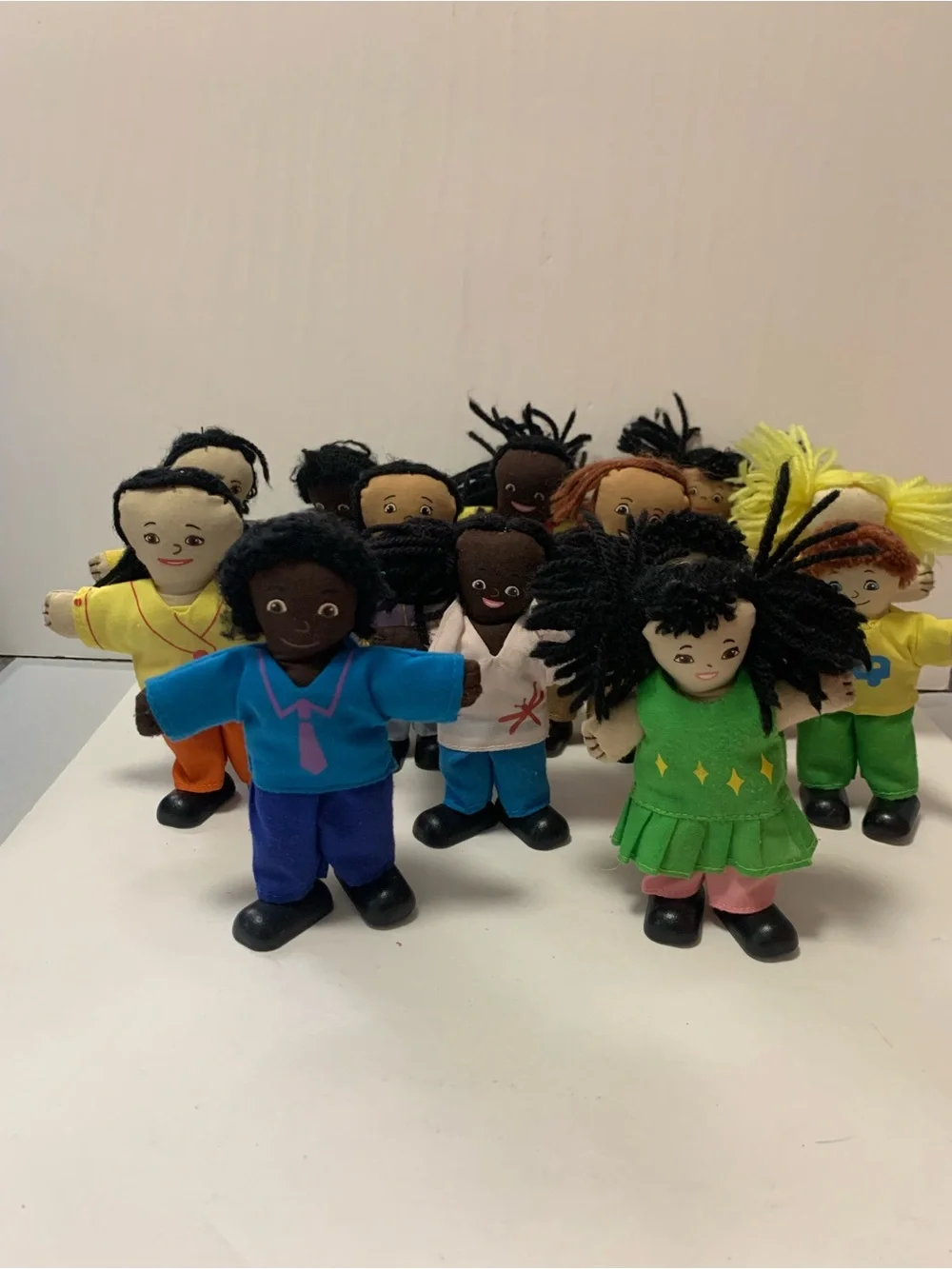 Lakeshore Learning soft plush dollhouse figures